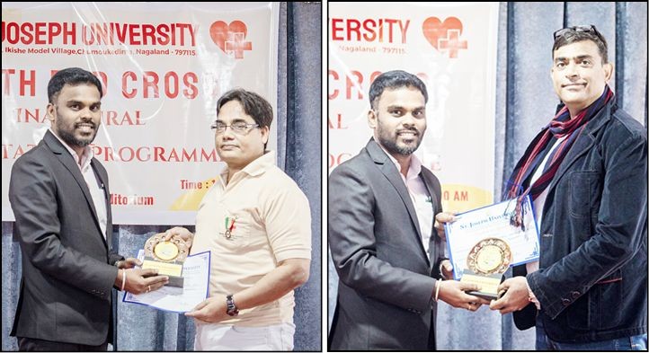 Youth Red Cross at St Joseph University, Nagaland was inaugurated on November 7.